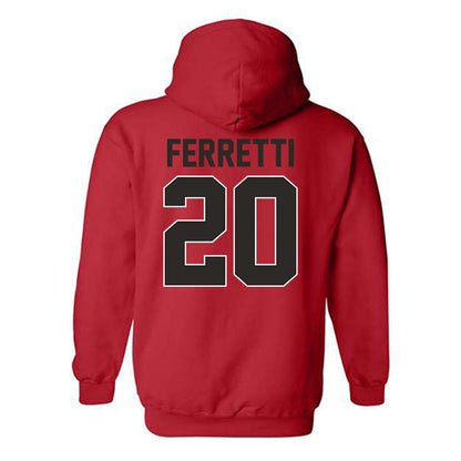 Youngstown State - NCAA Baseball : Jake Ferretti - Classic Shersey Hooded Sweatshirt-1