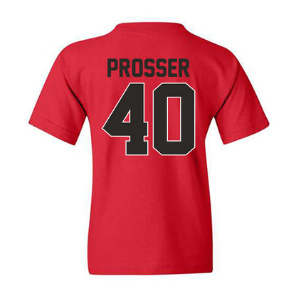 Youngstown State - NCAA Baseball : Braxton Prosser - Classic Shersey Youth T-Shirt-1