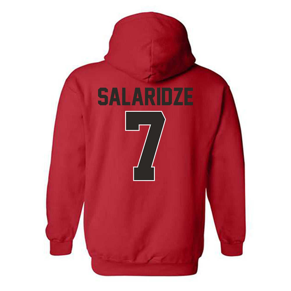 Youngstown State - NCAA Men's Basketball : Vladimer Salaridze - Classic Shersey Hooded Sweatshirt-1