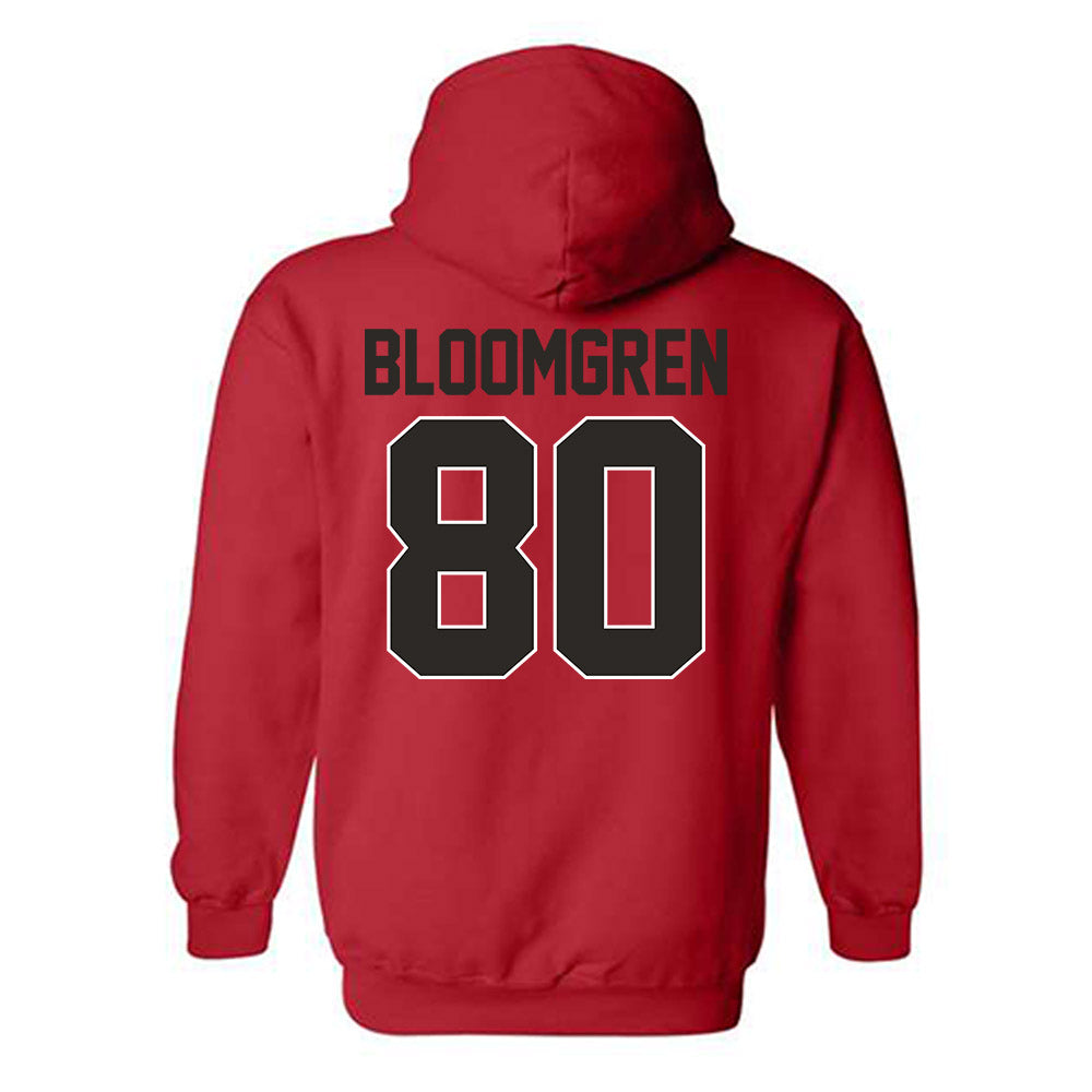 Youngstown State - NCAA Football : Christian Bloomgren - Classic Shersey Hooded Sweatshirt-1