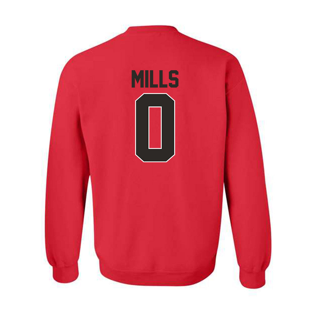 Youngstown State - NCAA Football : Tahir Mills - Classic Shersey Crewneck Sweatshirt-1