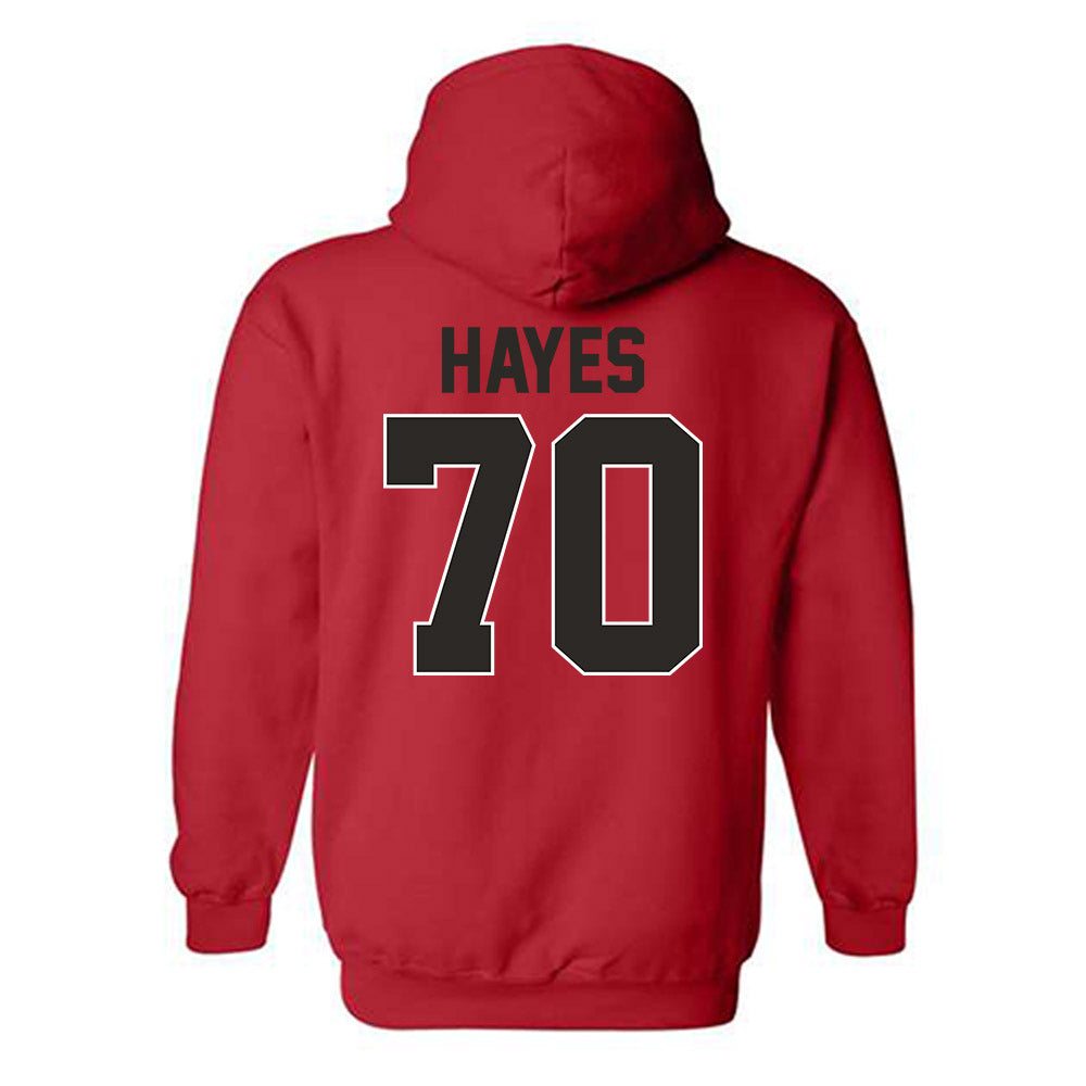 Youngstown State - NCAA Football : Robert Hayes - Classic Shersey Hooded Sweatshirt-1