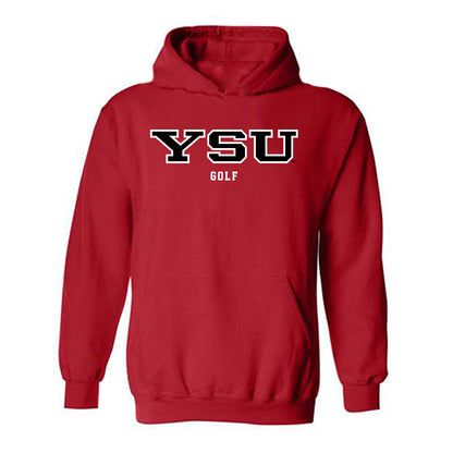 Youngstown State - NCAA Men's Golf : Conner Stevens - Classic Shersey Hooded Sweatshirt-0