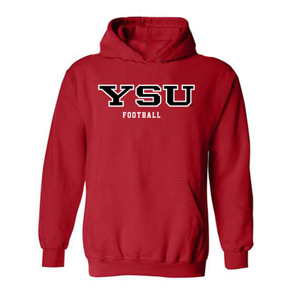 Youngstown State - NCAA Football : Collin Vaughn - Classic Shersey Hooded Sweatshirt-0