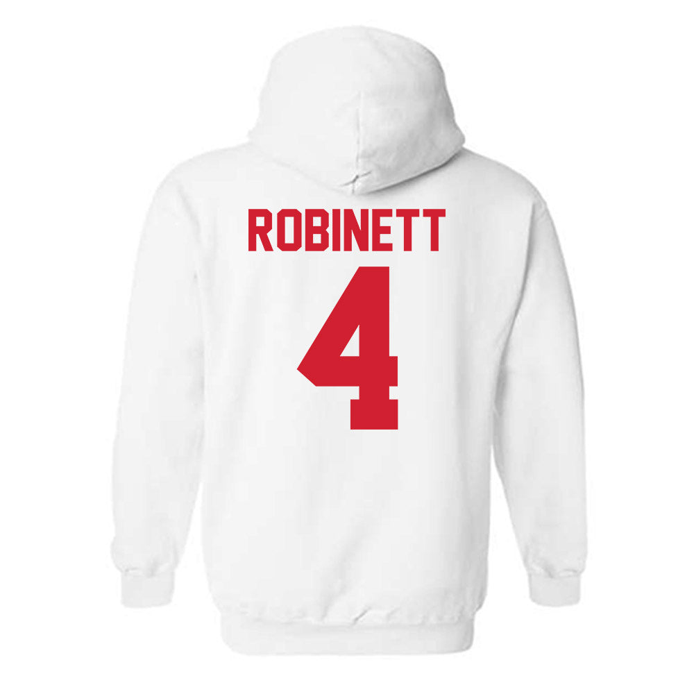 Youngstown State - NCAA Men's Basketball : Tyler Robinett - Classic Shersey Hooded Sweatshirt-1
