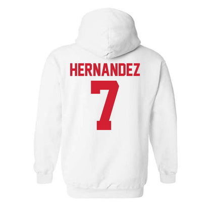 Youngstown State - NCAA Women's Basketball : Paulina Hernandez - Classic Shersey Hooded Sweatshirt-1