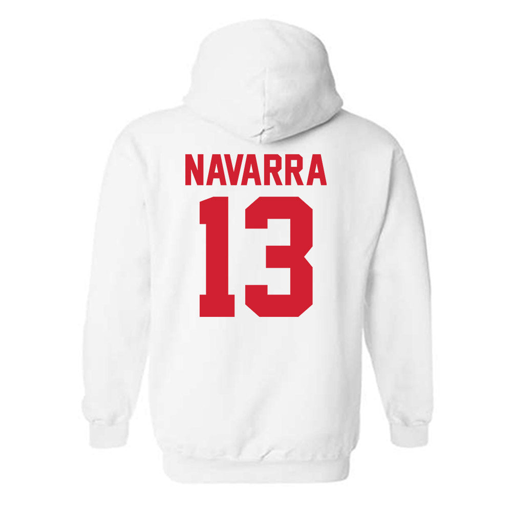 Youngstown State - NCAA Men's Basketball : Markus Navarra - Classic Shersey Hooded Sweatshirt-1