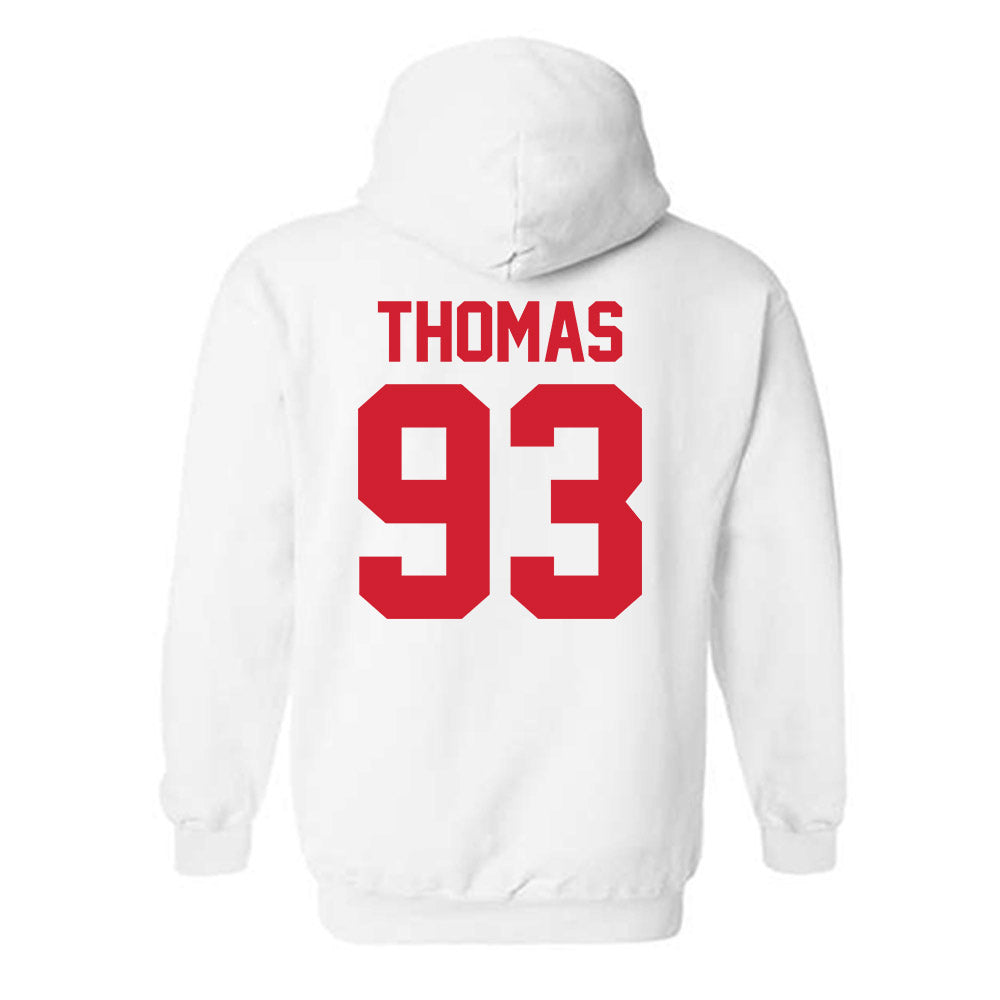 Youngstown State - NCAA Football : Justin Thomas - Classic Shersey Hooded Sweatshirt-1
