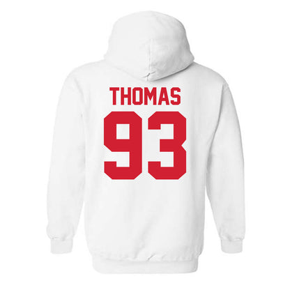 Youngstown State - NCAA Football : Justin Thomas - Classic Shersey Hooded Sweatshirt-1