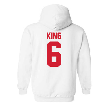 Youngstown State - NCAA Men's Basketball : Drew King - Classic Shersey Hooded Sweatshirt-1