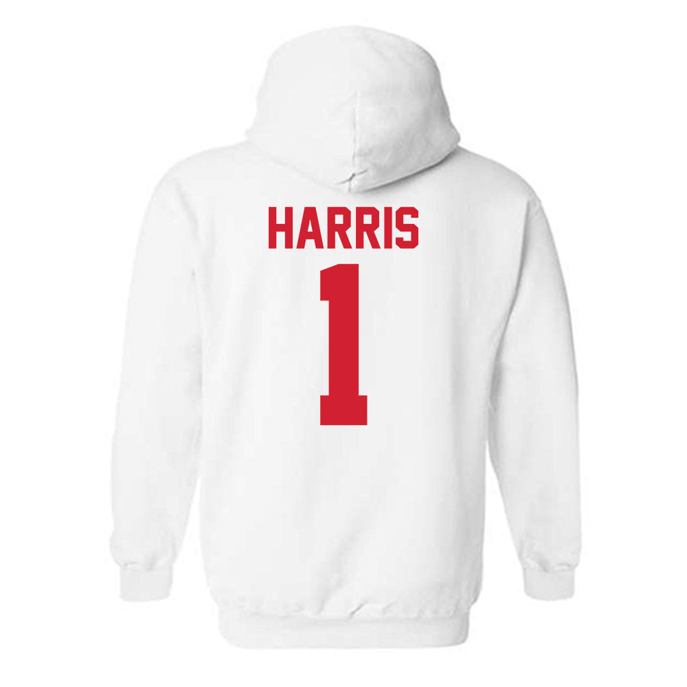 Youngstown State - NCAA Football : Dimetrius Harris - Classic Shersey Hooded Sweatshirt-1