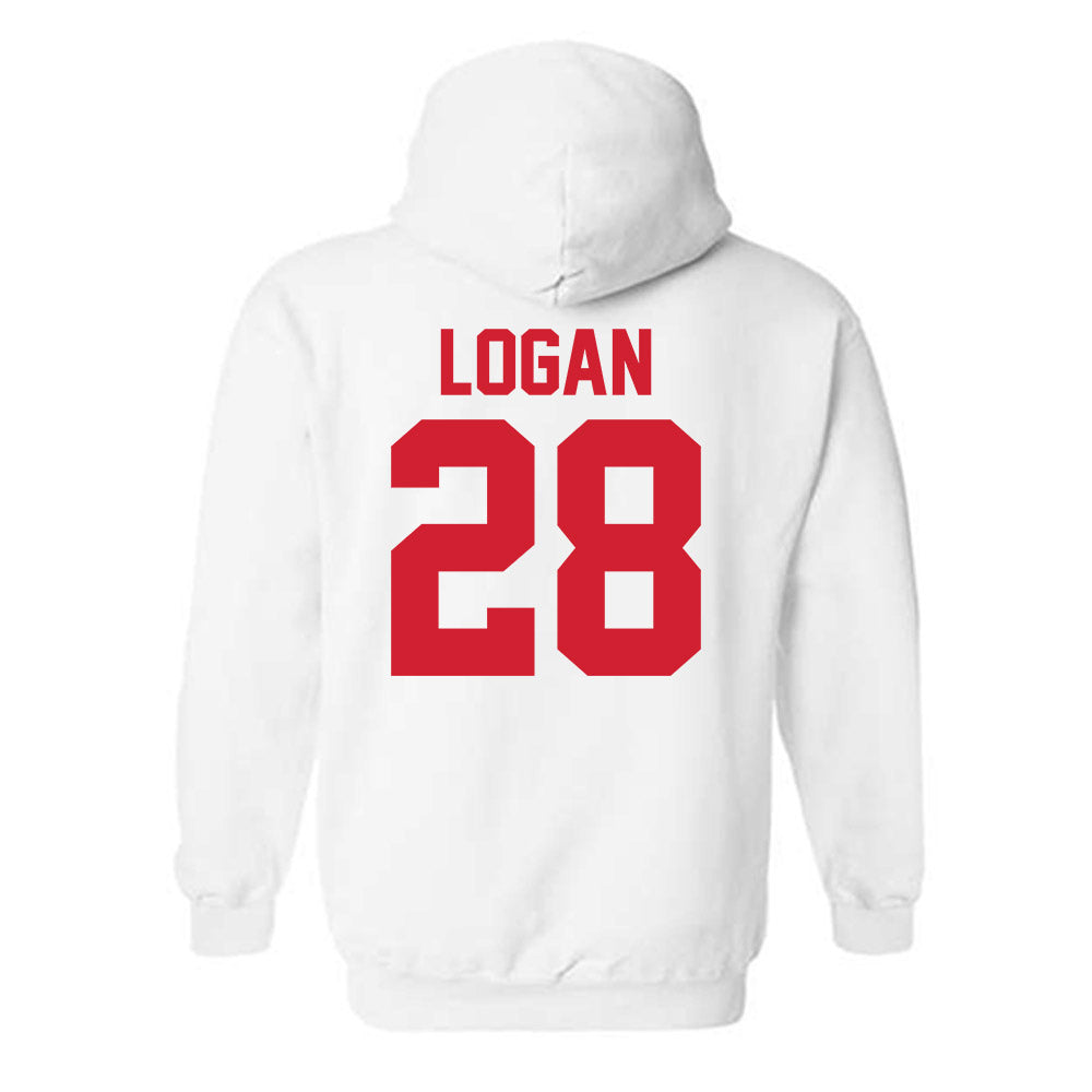 Youngstown State - NCAA Football : Marcus Logan - Classic Shersey Hooded Sweatshirt-1
