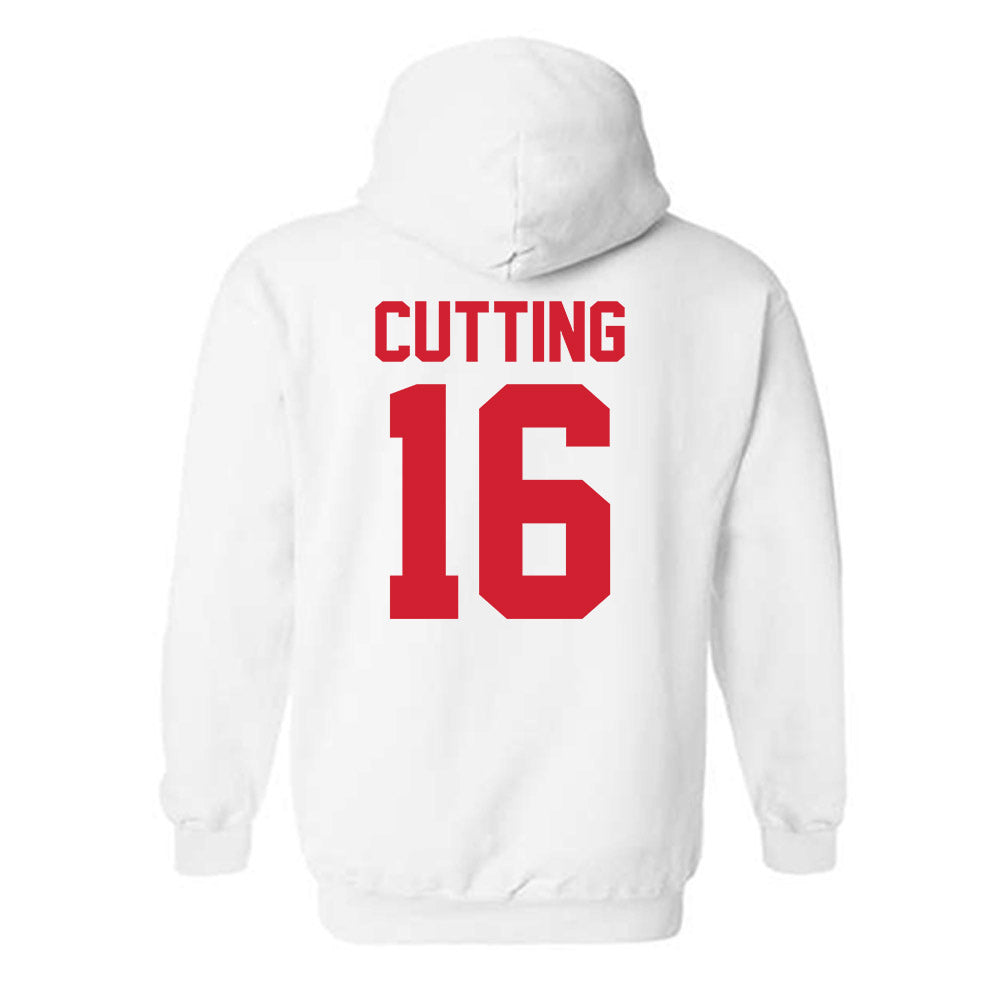 Youngstown State - NCAA Baseball : Garrett Cutting - Classic Shersey Hooded Sweatshirt-1