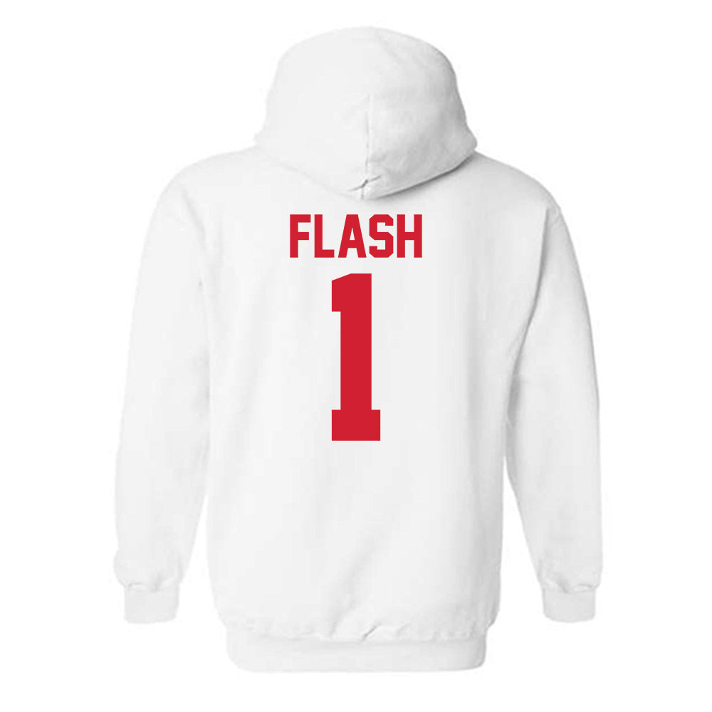 Youngstown State - NCAA Football : Kylon Flash - Classic Shersey Hooded Sweatshirt-1