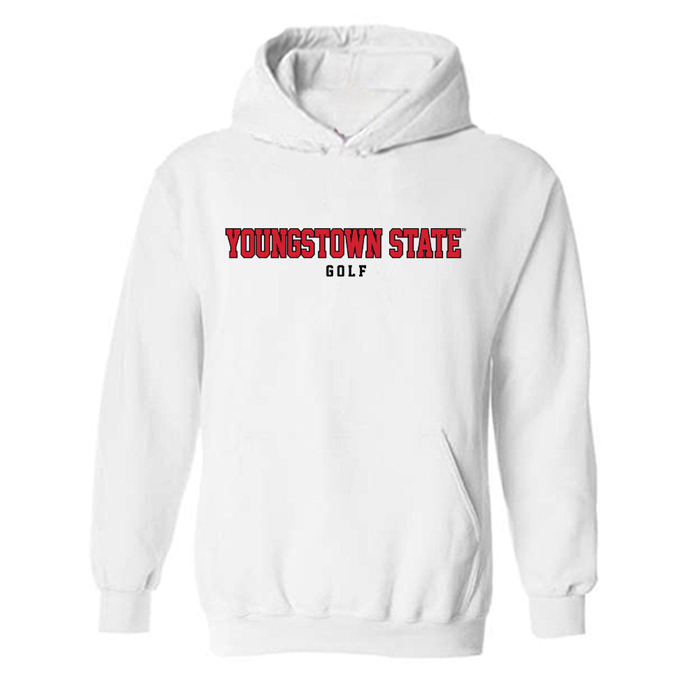 Youngstown State - NCAA Men's Golf : Jake Sylak - Classic Shersey Hooded Sweatshirt-0