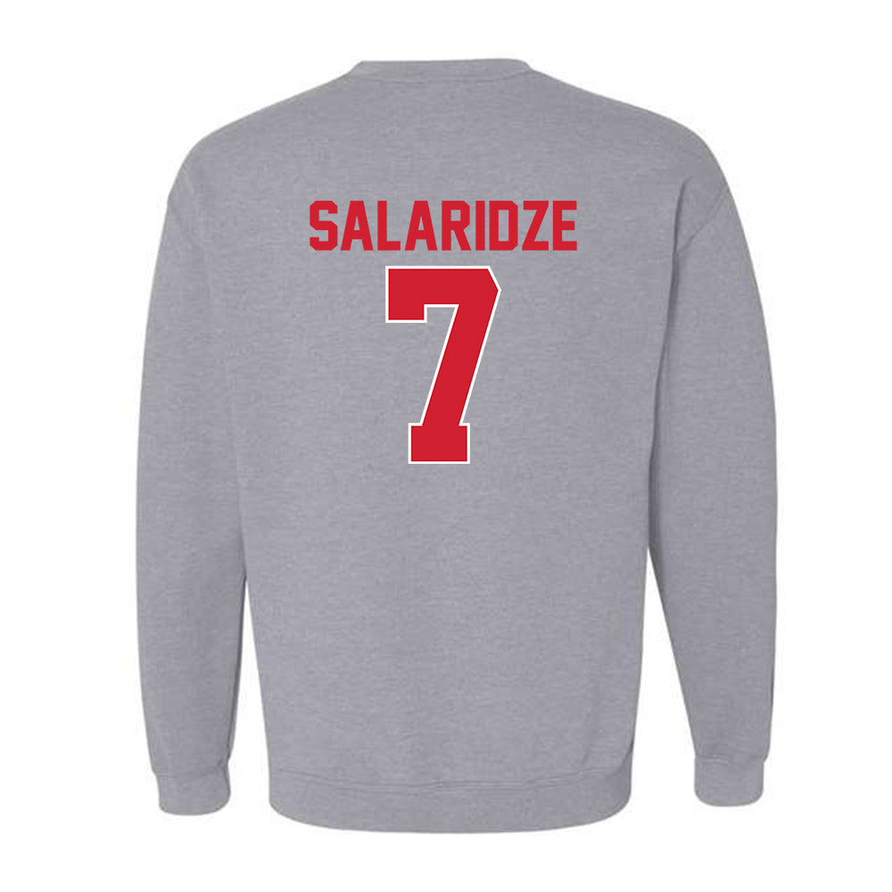 Youngstown State - NCAA Men's Basketball : Vladimer Salaridze - Classic Shersey Crewneck Sweatshirt-1