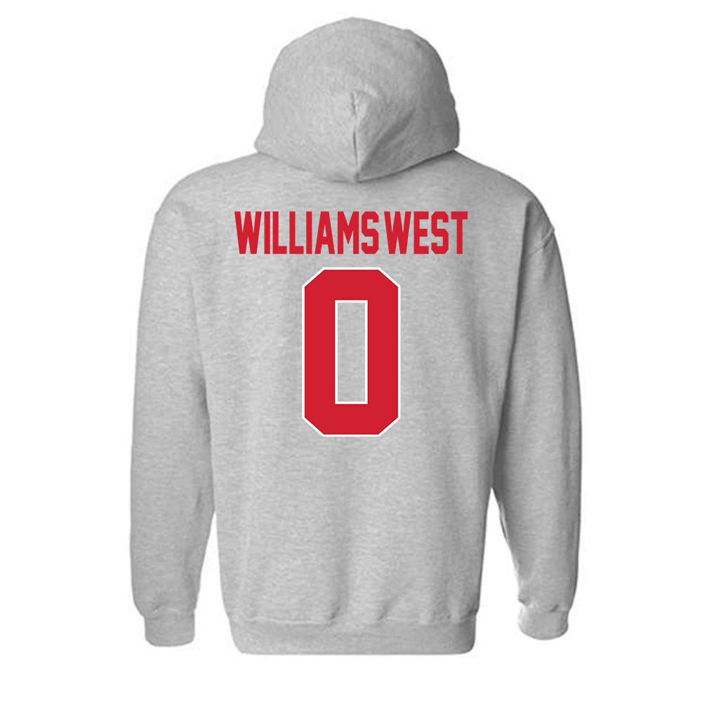 Youngstown State - NCAA Football : Jussiah Williams-West - Classic Shersey Hooded Sweatshirt-1