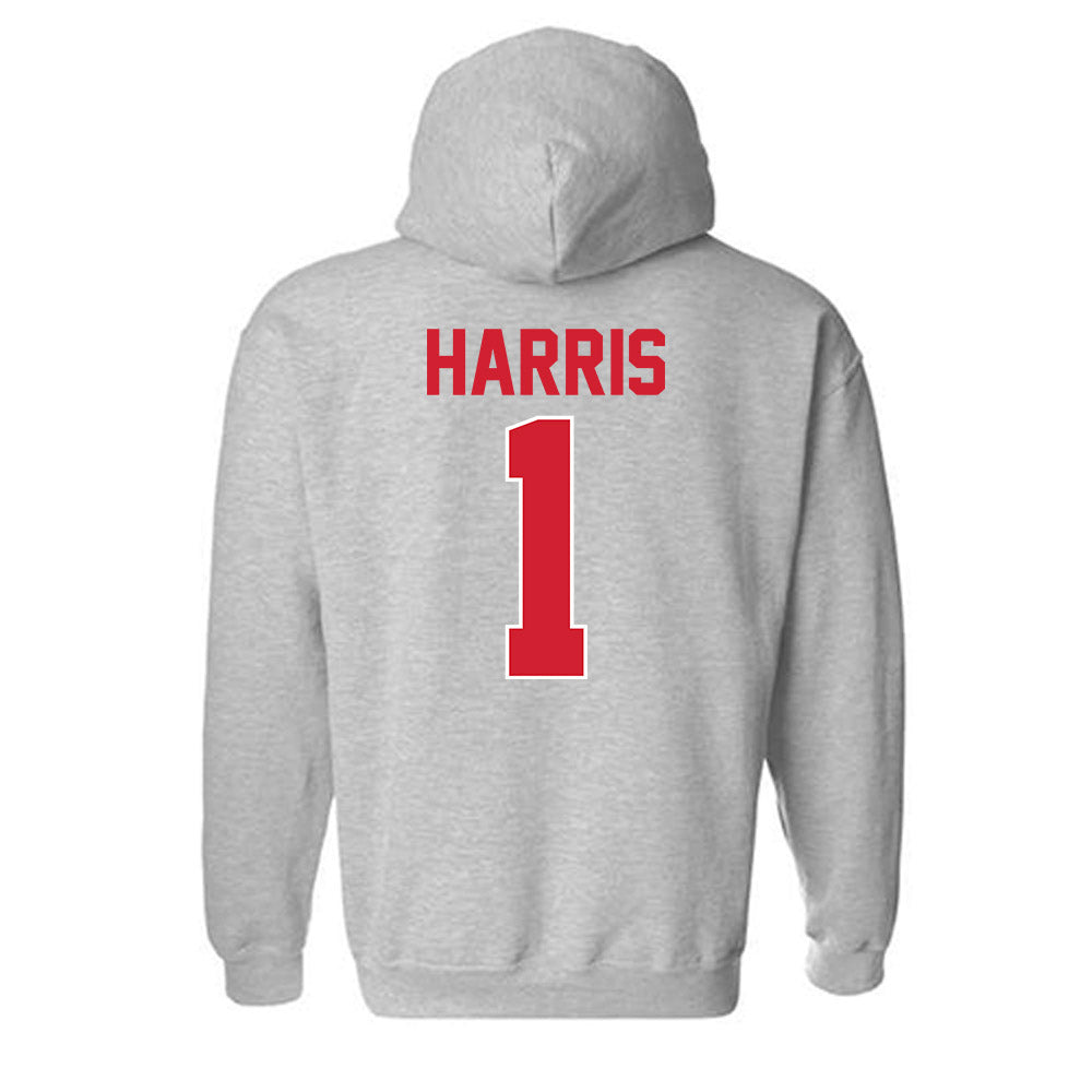 Youngstown State - NCAA Football : Dimetrius Harris - Classic Shersey Hooded Sweatshirt-1