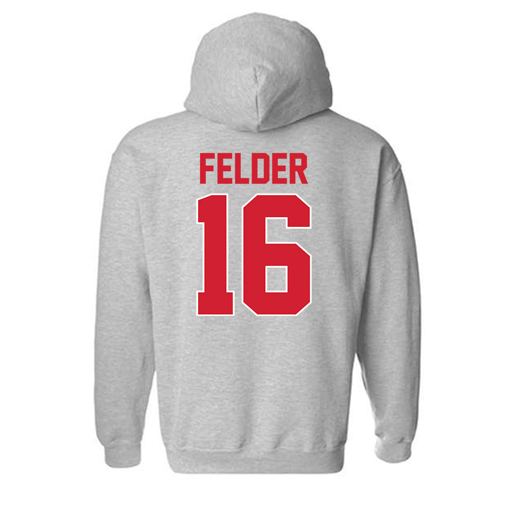 Youngstown State - NCAA Women's Soccer : Sara Felder - Classic Shersey Hooded Sweatshirt-1