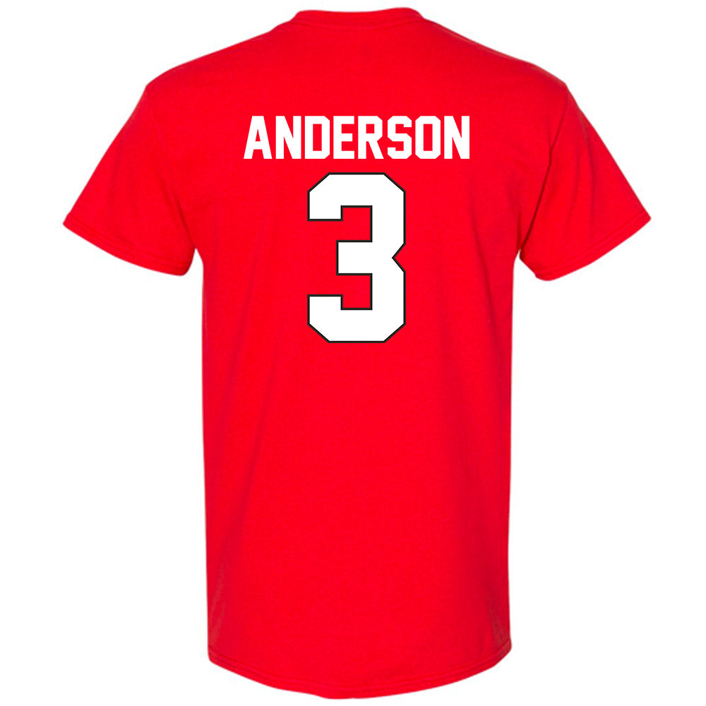 Youngstown State - NCAA Men's Basketball : Derrick Anderson - Classic Shersey T-Shirt-1