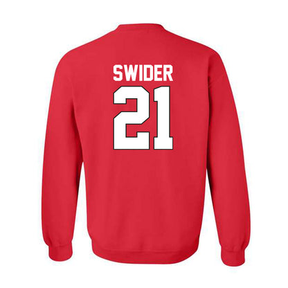 Youngstown State - NCAA Men's Basketball : Connor Swider - Classic Shersey Crewneck Sweatshirt-1