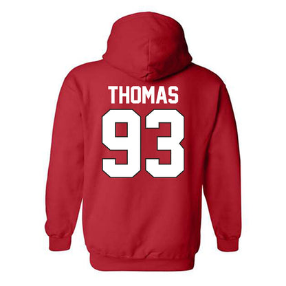 Youngstown State - NCAA Football : Justin Thomas - Classic Shersey Hooded Sweatshirt-1