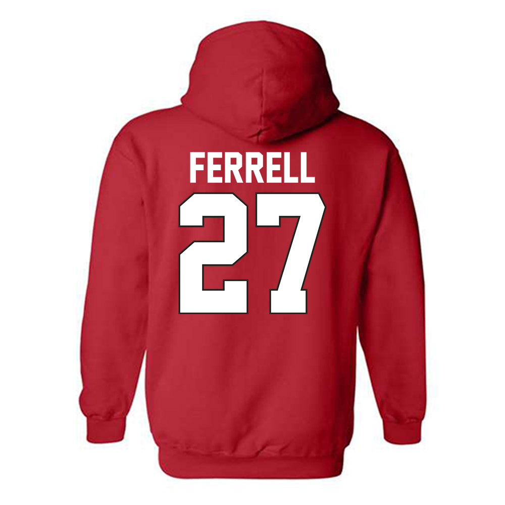 Youngstown State - NCAA Football : DC Ferrell - Classic Shersey Hooded Sweatshirt-1