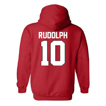 Youngstown State - NCAA Football : Jordan Rudolph - Classic Shersey Hooded Sweatshirt-1