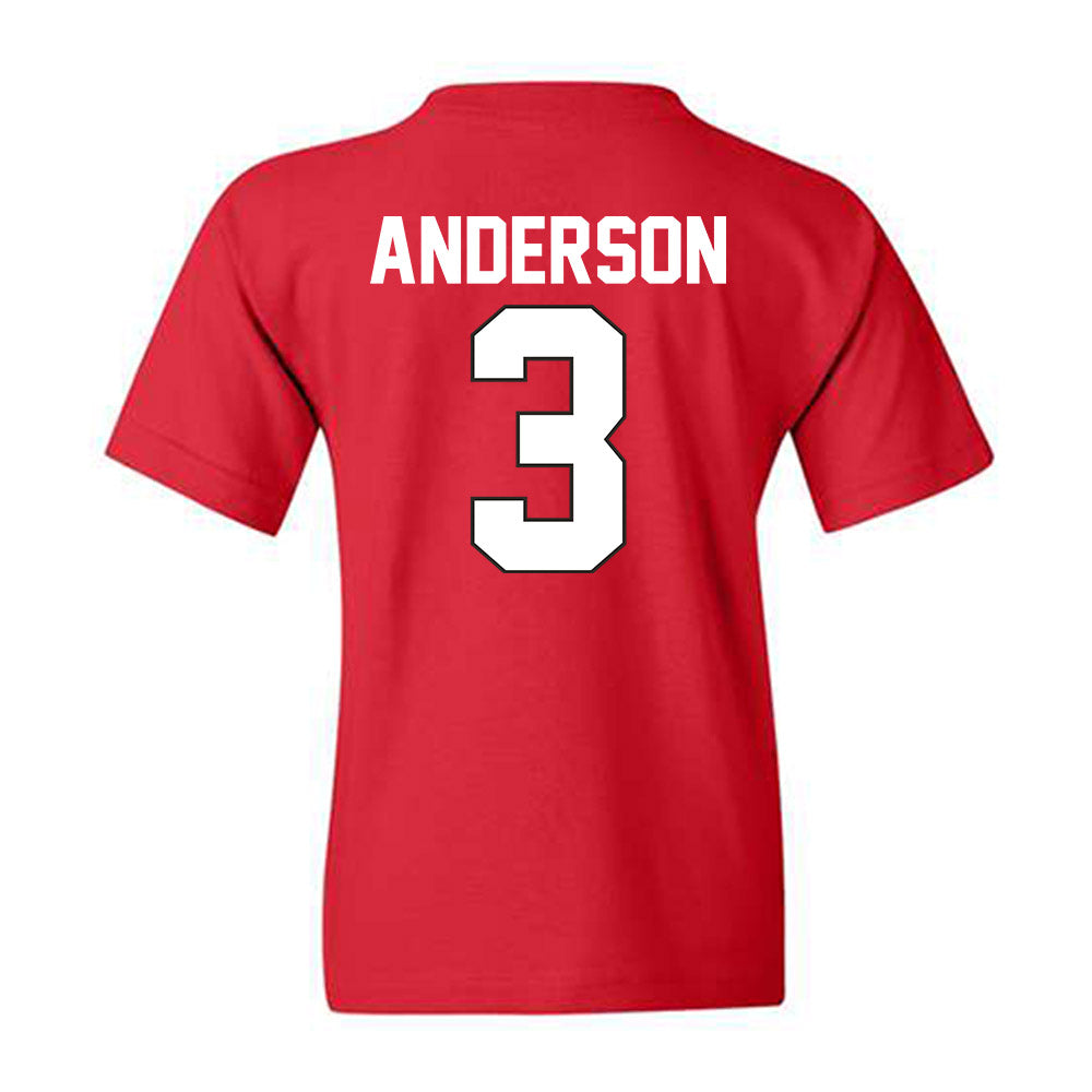 Youngstown State - NCAA Men's Basketball : Derrick Anderson - Classic Shersey Youth T-Shirt-1