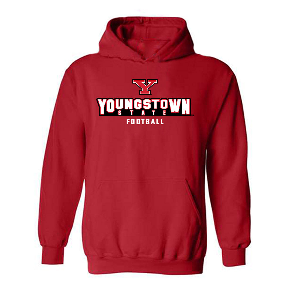 Youngstown State - NCAA Football : Dayveon Bates - Classic Shersey Hooded Sweatshirt-0