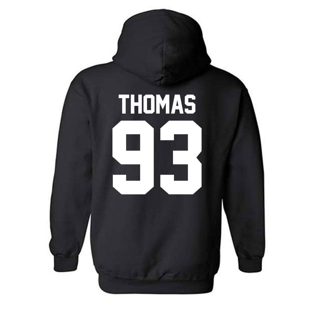 Youngstown State - NCAA Football : Justin Thomas - Classic Fashion Shersey Hooded Sweatshirt-1