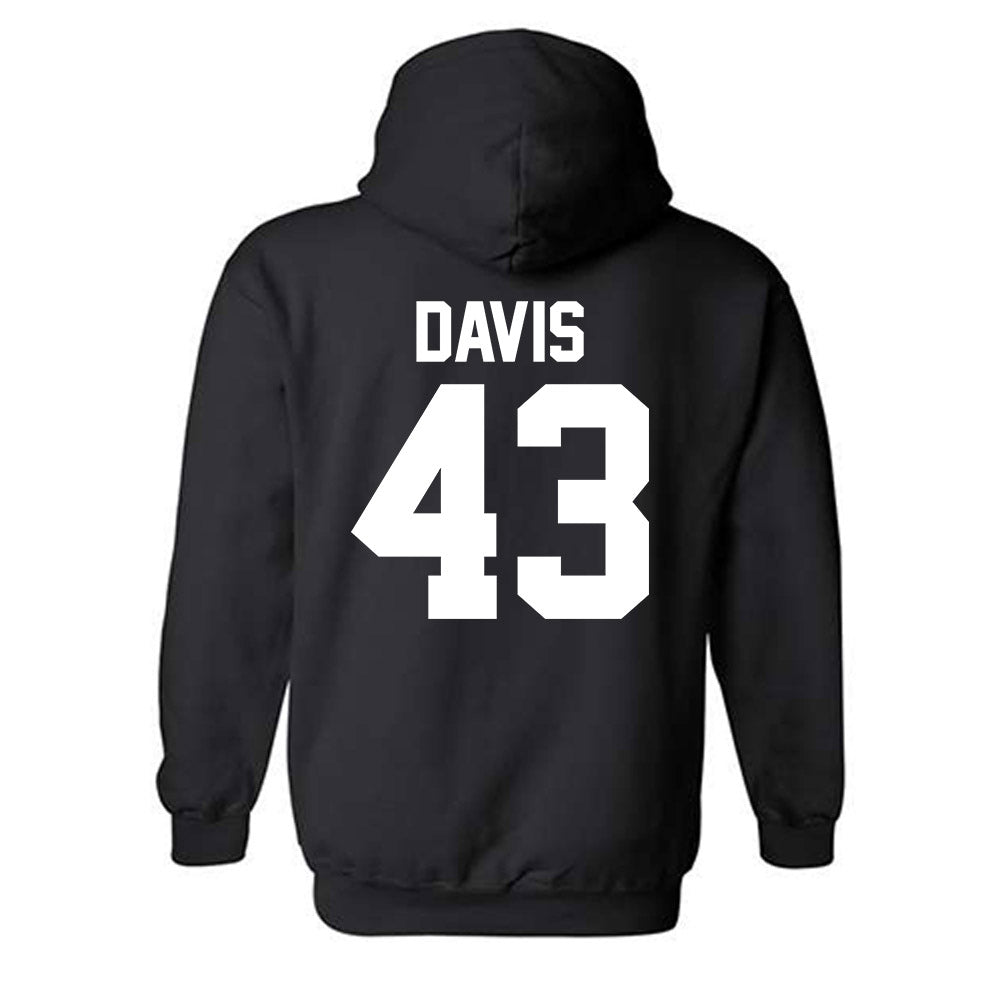 Youngstown State - NCAA Baseball : Braedon Davis - Classic Fashion Shersey Hooded Sweatshirt-1