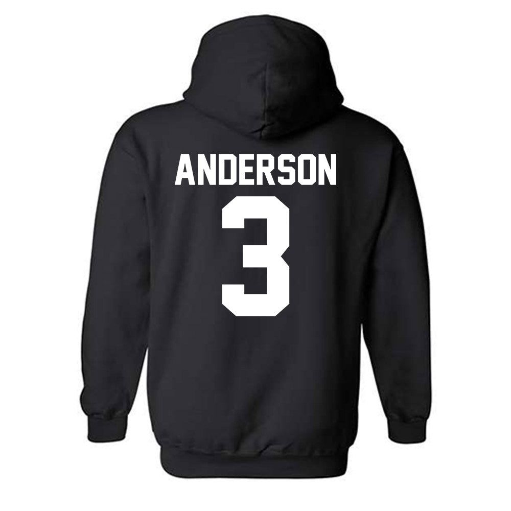 Youngstown State - NCAA Men's Basketball : Derrick Anderson - Classic Fashion Shersey Hooded Sweatshirt-1