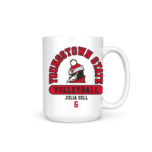 Youngstown State - NCAA Women's Volleyball : Julia Sell - Coffee Mug-0
