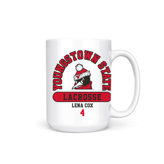 Youngstown State - NCAA Women's Lacrosse : Lena Cox - Coffee Mug-0
