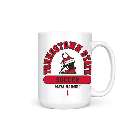 Youngstown State - NCAA Women's Soccer : Maya Naimoli - Coffee Mug-0