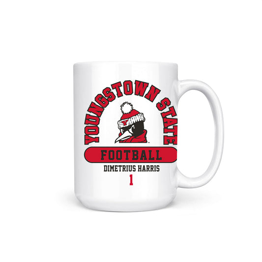 Youngstown State - NCAA Football : Dimetrius Harris - Coffee Mug-0