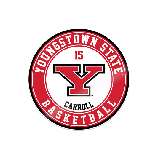 Youngstown State - NCAA Men's Basketball : Cris Carroll - Sticker-0