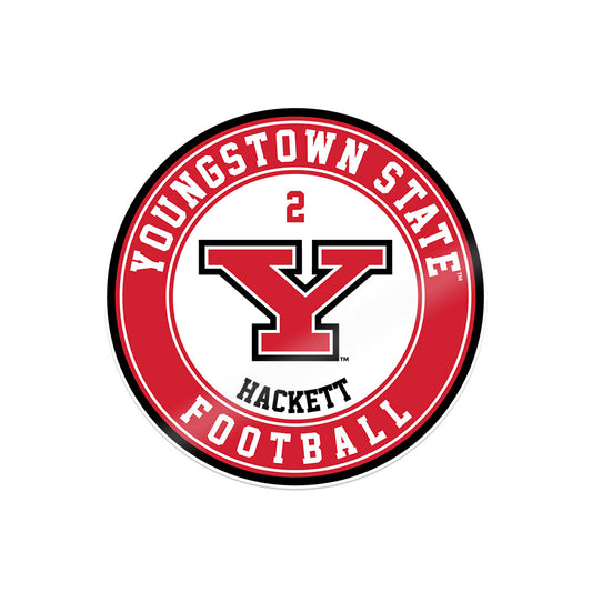 Youngstown State - NCAA Football : Isaiah Hackett - Sticker-0