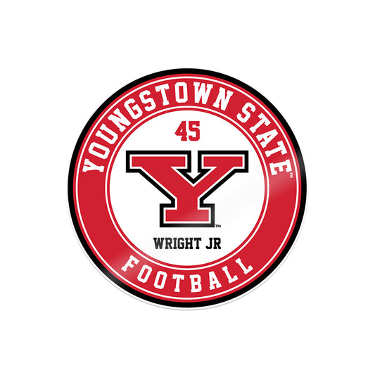 Youngstown State - NCAA Football : Mike Wright jr - Sticker-0