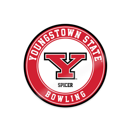 Youngstown State - NCAA Women's Bowling : Amber Spicer - Sticker-0