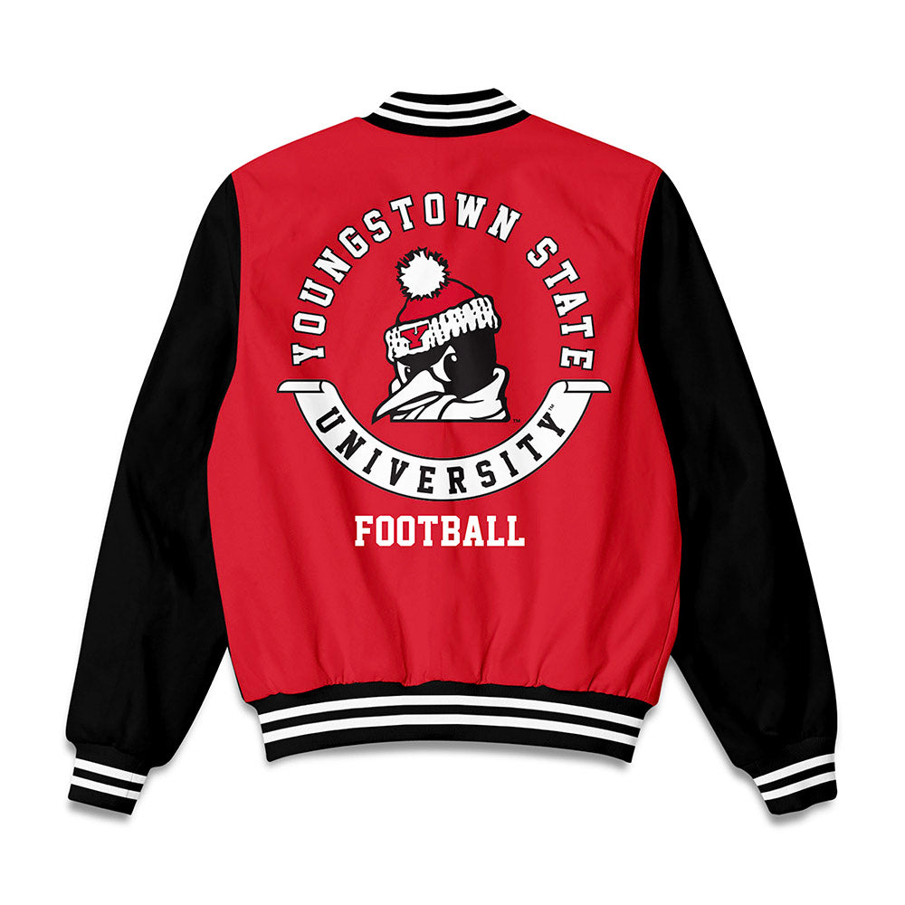 Youngstown State - NCAA Football : Jeremiah Sanders - Bomber Jacket-1