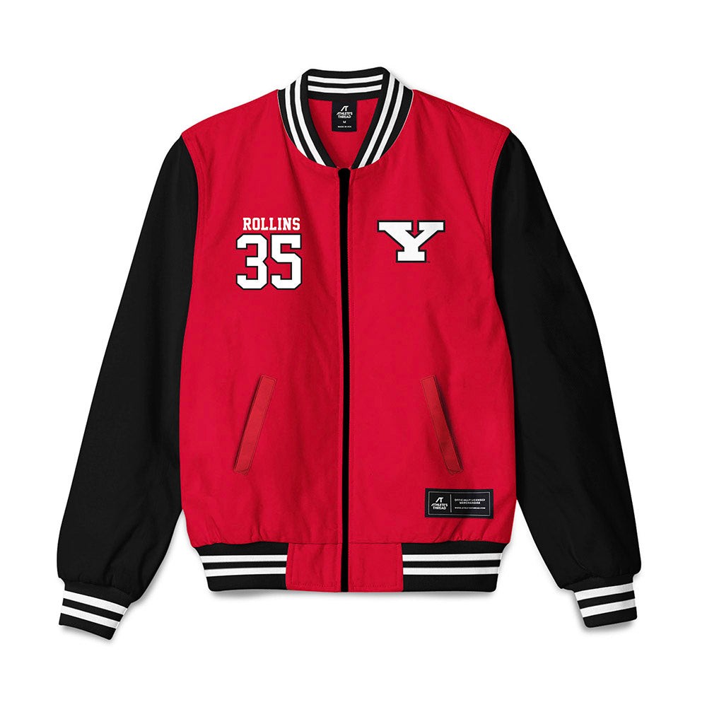 Youngstown State - NCAA Football : Graydon Rollins - Bomber Jacket-0