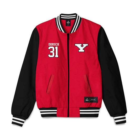 Youngstown State - NCAA Baseball : Aidan Dorsch - Bomber Jacket-0