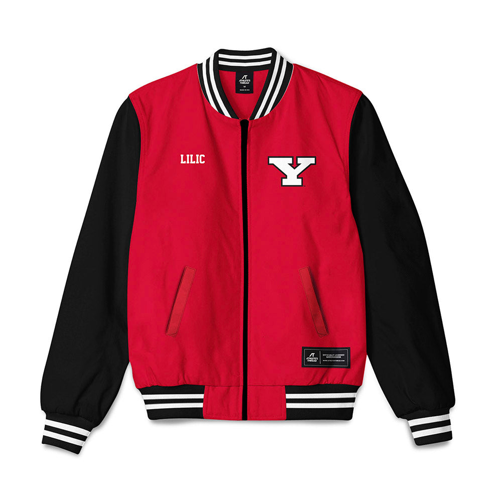 Youngstown State - NCAA Women's Swimming & Diving : Lara Lilic - Bomber Jacket-0