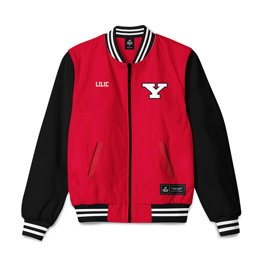 Youngstown State - NCAA Women's Swimming & Diving : Lara Lilic - Bomber Jacket-0