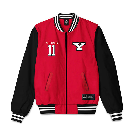 Youngstown State - NCAA Football : Mike Solomon - Bomber Jacket-0