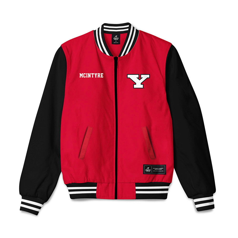 Youngstown State - NCAA Women's Track & Field : Brooklynn Mcintyre - Bomber Jacket-0