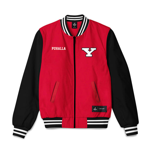 Youngstown State - NCAA Men's Track & Field : Jacob Puhalla - Bomber Jacket-0