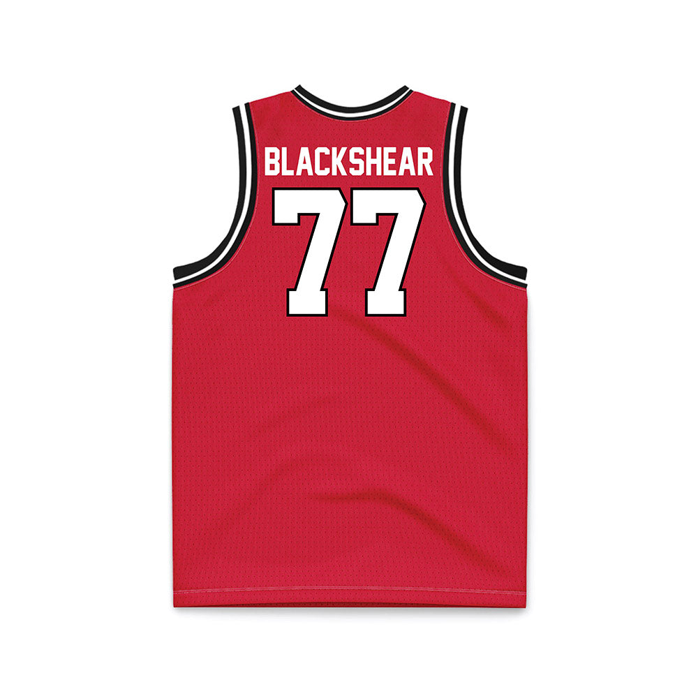 Youngstown State - NCAA Men's Basketball : Tae Blackshear - Red Basketball Jersey-1